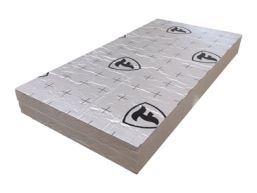 Polyuréthane (PIR) expansée choix B double face aluminium 1200x600x120mm Rd: 5,45 (0,72m2)