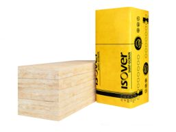 Plaque d'isolant en laine de verre ISOVER Sonepanel 75mm 1350 x 600 x 75 Rd:2.00 8p/pack (=6,48m²)
