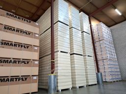 Tweede Keuze PIR 2-zijdig Mineraalglasvlies 1200x600x200mm met sponning Rd: 8,00 (0,72m2)