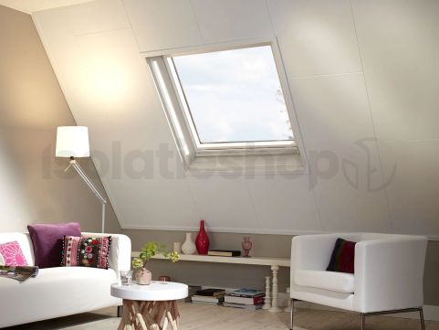 Moulure de plafond Agnes One-Step Stuc Blanc 2600mm