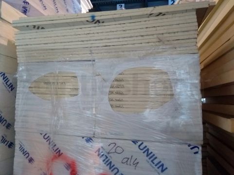 Tweede Keuze PIR 2-zijdig aluminium 1200x600x20mm Rd: 0,91 (0,72m²)