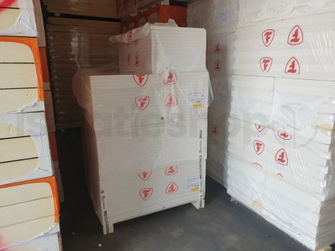 Tweede Keuze PIR 2-zijdig aluminium 1200x600x30mm Rd: 1,36 (0,72m2)