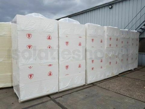 Polyuréthane (PIR) expansée choix B double face aluminium 1200x600x60mm Rd: 2,73 (0,72m2)