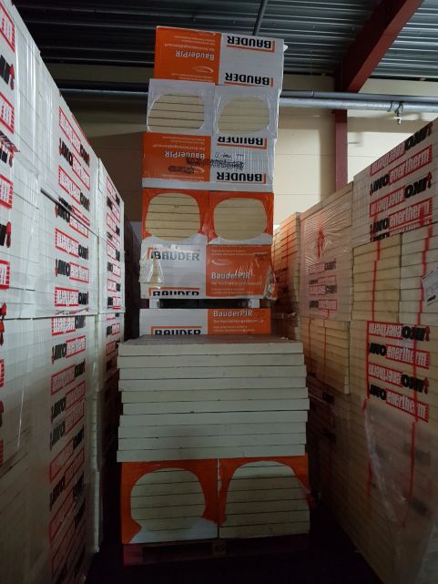 Tweede Keuze PIR 2-zijdig aluminium 1200x600x70mm Rd: 3,00 (0,72m²)