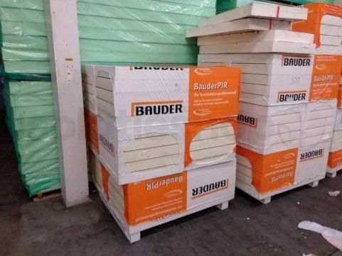 Tweede Keuze PIR 2-zijdig aluminium 1200x600x90mm Rd: 4,09 (0,72m²)