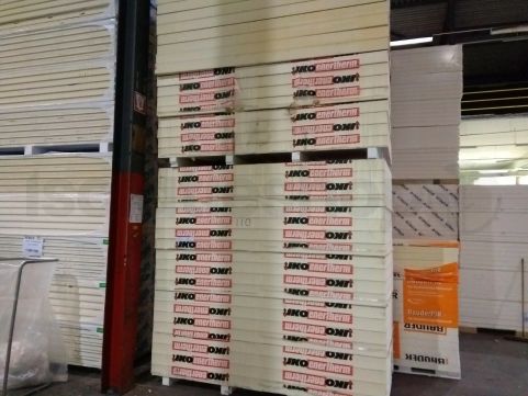 Polyuréthane (PIR) expansée choix B double face aluminium 2400x1200x110mm Rd: 5,00 (2,88m2)