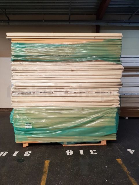 Tweede Keuze PIR 2-zijdig aluminium 2400x1200x120mm T&G Rd:5,45 (2,88m²)