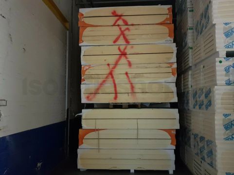 Polyuréthane (PIR) expansée choix B double face aluminium 2400x1200x240mm avec rainure Rd: 10,91 (2,88m²)