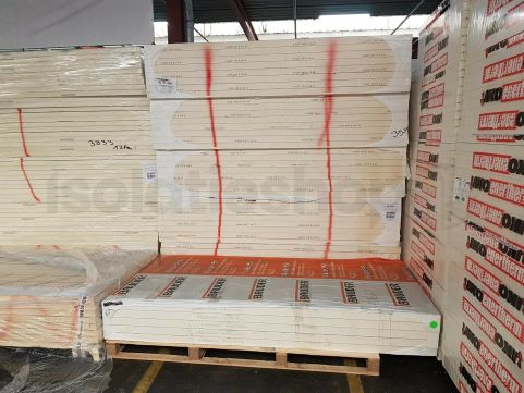 Polyuréthane (PIR) expansée choix B double face aluminium 2400x1200x60mm Rd: 2,73 (2,88m2)