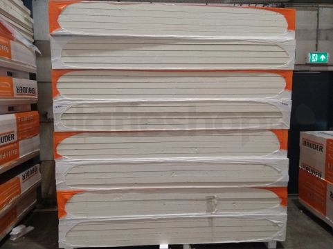 Polyuréthane (PIR) expansée choix B double face aluminium 2400x1200x60mm Rd: 2,73 (2,88m2)