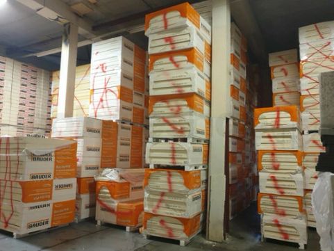 Polyuréthane (PIR) expansée choix B double face aluminium 1200x1000x140mm avec rainure Rd: 6,36 (1,20m²)