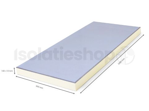 PIR + Fermacell 2600x600x140+10mm Rd:6,39 (=1,56 m²)