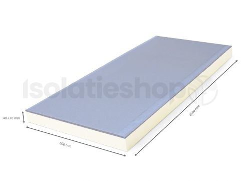 PIR + Fermacell 2AK 2600x600x40+12,5mm Rd:1,85 (=1,56 m²)