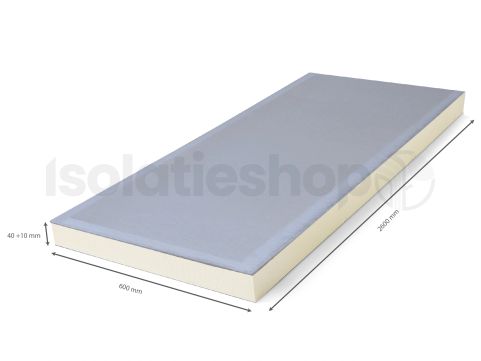 polyuréthane (PIR) expansée + Fermacell 4AK 2600x600x40+12,5mm Rd : 1,81 (=1,56 m²)