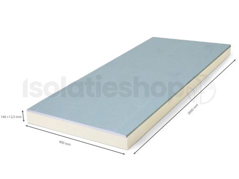 PIR+Gips WR 2600x600x140mm+12,5mm AK Rd:6,36 (=1,56m²)