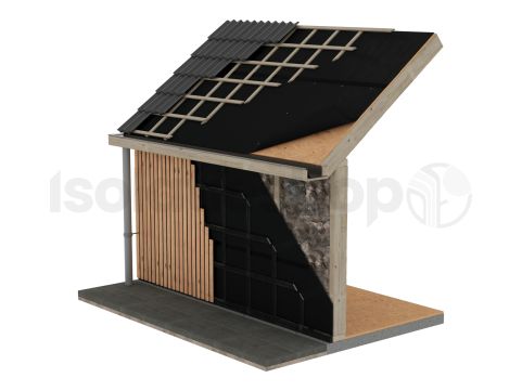 Film perméable à la vapeur Polytex Fassade ECO 1.50x25m1 (=37,5 m²)