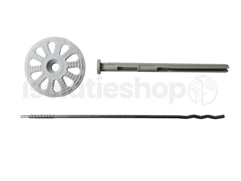 Ancrage Combifix acier inoxydable 8x130/250mm 200 pièces.