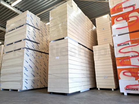 Polyuréthane (PIR) expansée choix B double face aluminium 1200x600x200mm Rd: 9,09 (0,72m2)