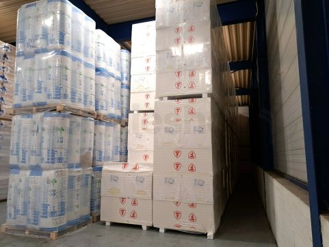 Polyuréthane (PIR) expansée choix B double face aluminium 1200x600x50mm Rd: 2,27 (0,72m2)