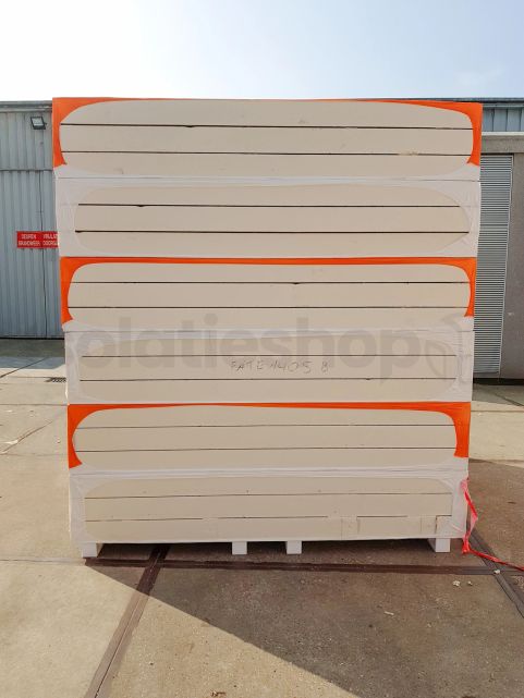 Polyuréthane (PIR) expansée choix B double face aluminium 2400x1200x140mm Rd: 6,36 (2,88m2)