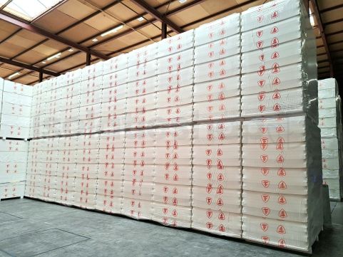 Tweede Keuze PIR 2-zijdig Aluminium 2400x1200x160mm met sponning Rd:7,27 (2,88m²)