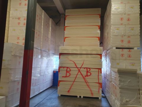 Tweede keuze PIR 2-zijdig Aluminium 2400x1200x180mm Rd:8,18 (2,88m²)