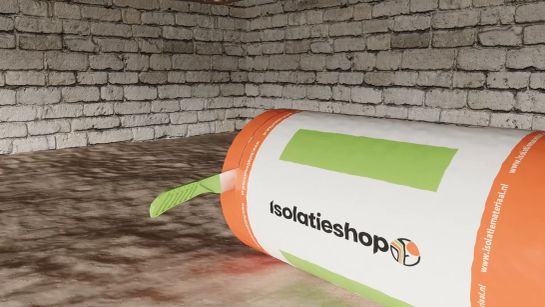 Stap 4 | Snijd het isolatiemateriaal op maat met een isolatiemes