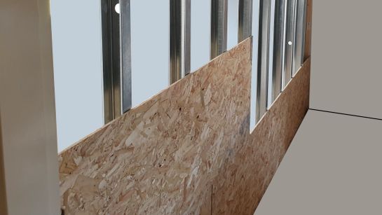 Stap 8 | (Optioneel) Wanneer er zware spullen aan uw wand komen te hangen.